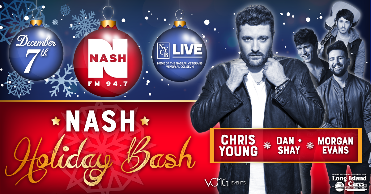 Nash Holiday Bash Starring Chris Young, Dan & Shay, Morgan Evans.