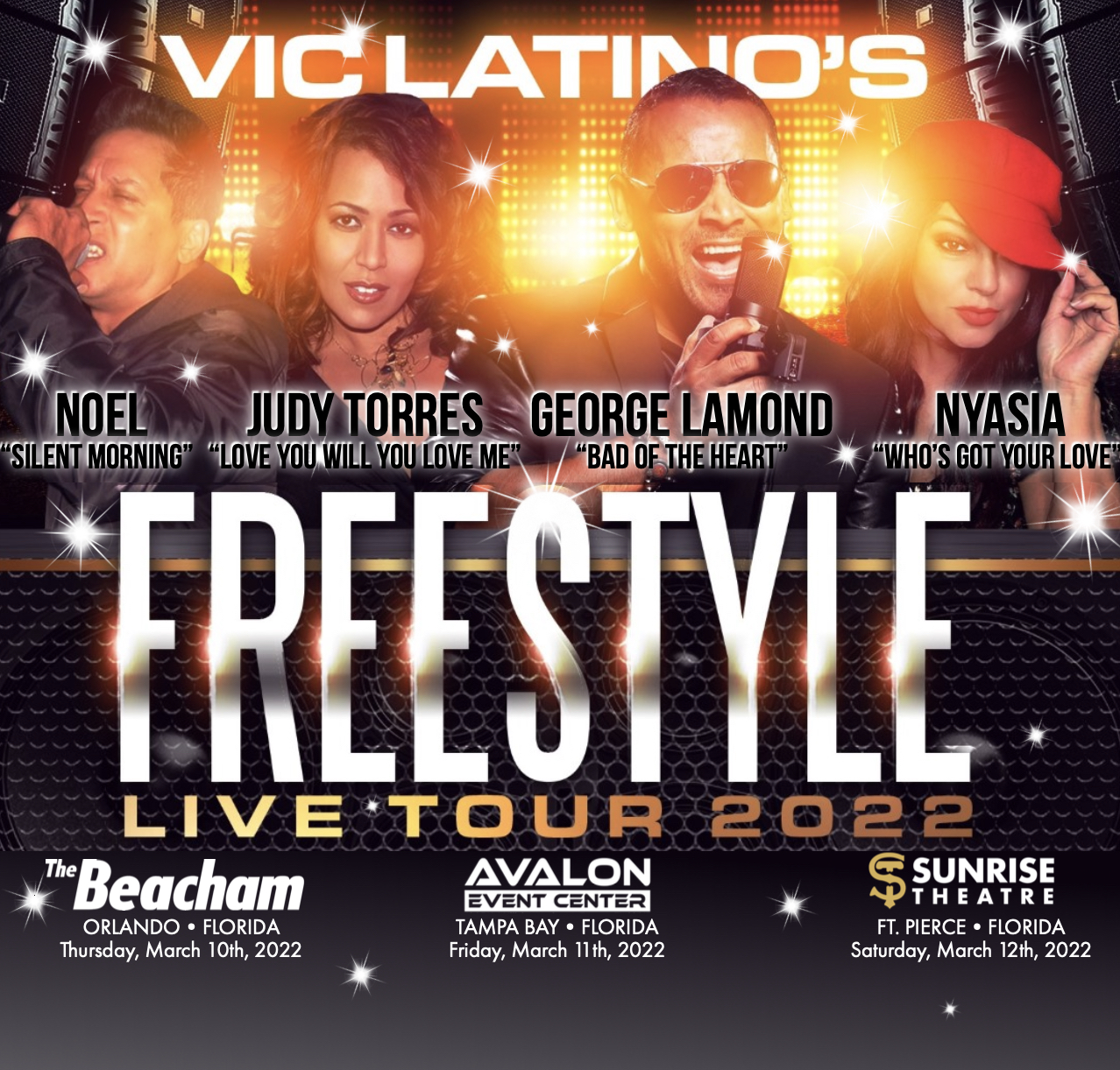 Vic Latino s Freestyle Live Tour 2022 Three Dates VCMG Live
